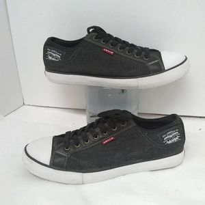 Levi's Strauss Comfort Tech Sneakers Size 10.5 Black EUC